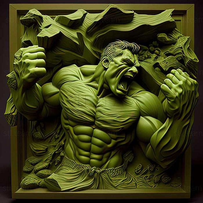 3D model The Incredible Hulk game (STL)